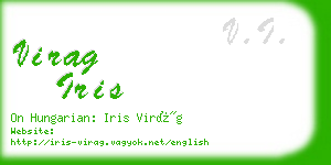 virag iris business card